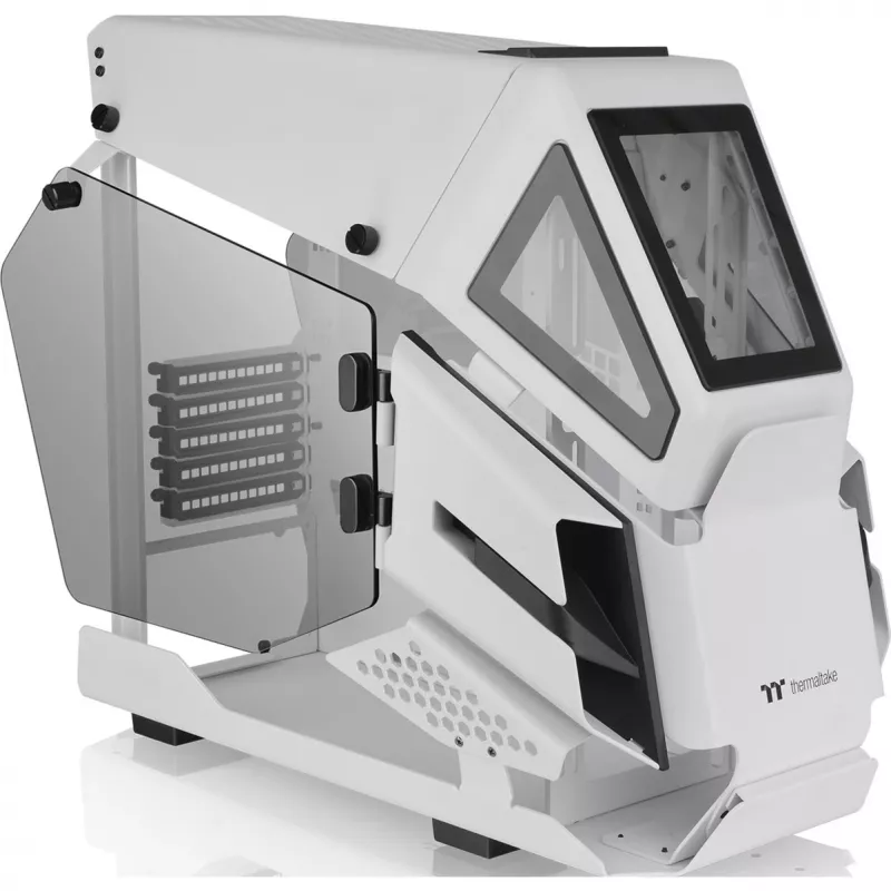 PC korpusas Thermaltake AH T200 Snow Micro Tower baltas