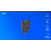 SAVIO LA-06/B USB-C 30W Power Delivery 1xUSB-C juodas