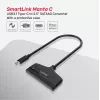 UNITEK Y-1096A USB Type-C Juoda – nešiojamojo kompiuterio dokas