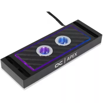 Vandens blokas Alphacool 14000 aliuminis nikeliuotas juodas 45 mm 127,5 mm 17,3 mm