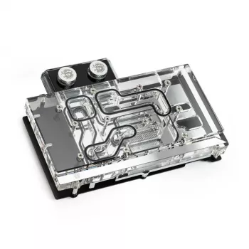 Vandens blokas BitsPower Classic VGA BP-VG3070FE – 125×171,4×28,4 mm, 3 kontaktų RGB, juodas/sidabrinis/permatomas