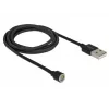 USB kabelis DeLOCK 85724 USB 2.0 1,1 m juodas