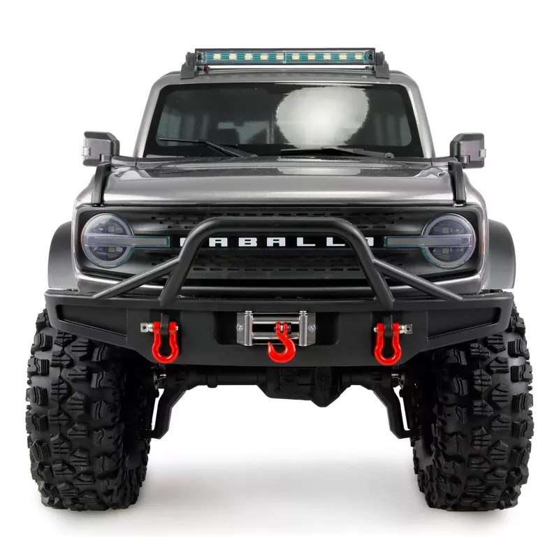 Radijo bangomis valdomas krovininis visureigis Amewi AMXRock Caballo 4WD 1:10 metalinis pilkas