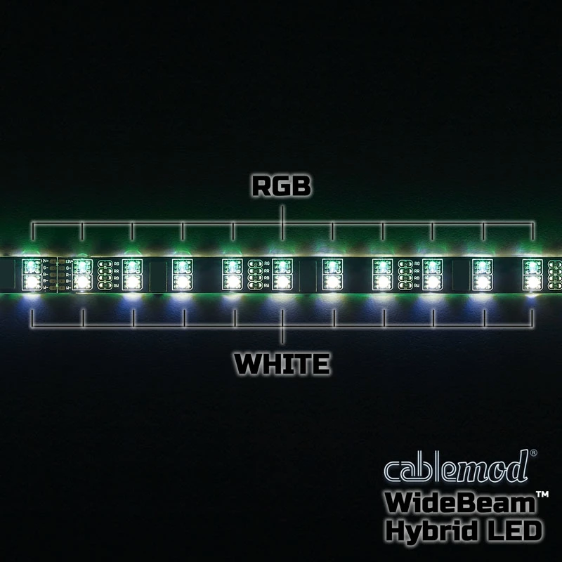 Universali LED juosta CableMod CM-LED-30-D30RGBW-RK 300 mm vidaus LED