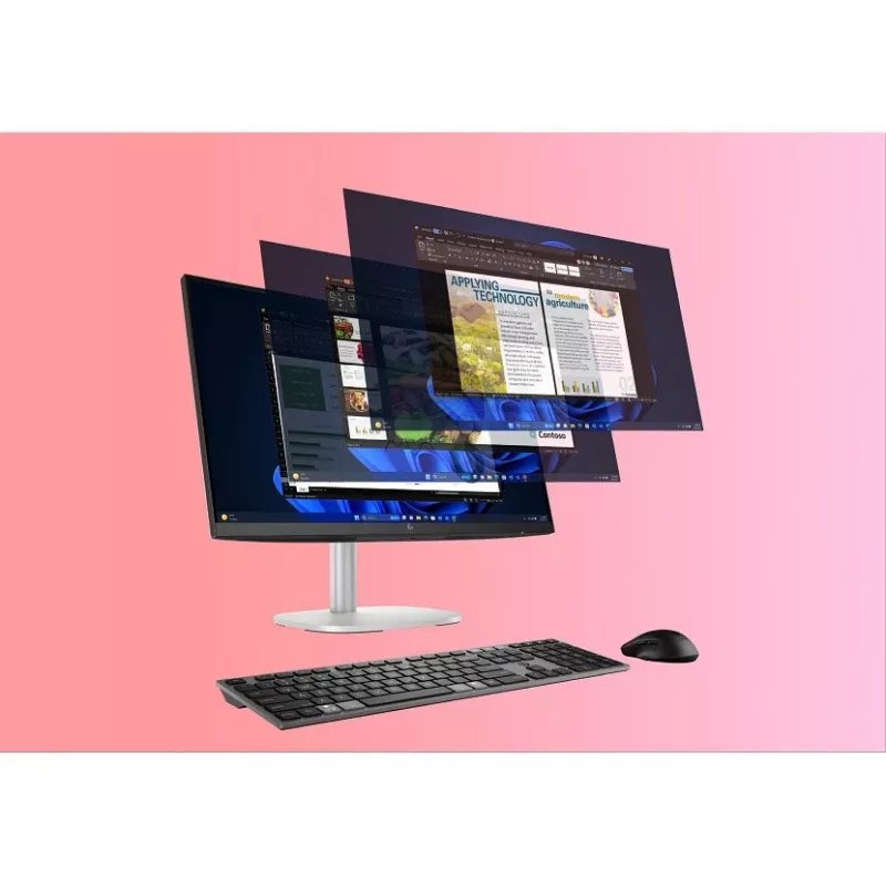 HP EliteDesk 8 G1i AI Viskas-viename kompiuteris Core Ultra 7 265 16 GB RAM 512 GB SSD Win 11 Pro