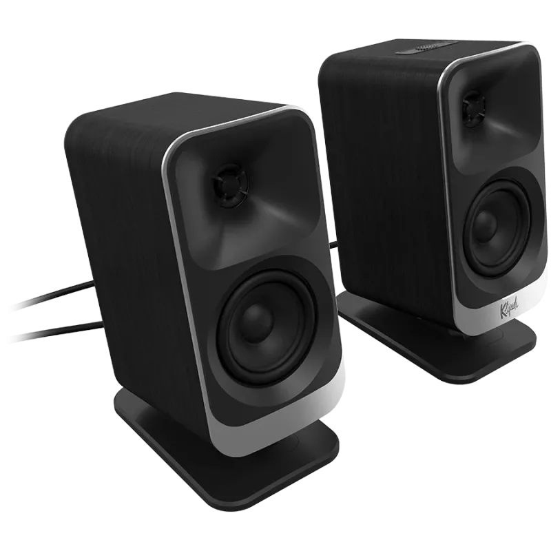 Kolonėlės KLIPSCH ProMedia Lumina Black – stalinė daugialypės terpės garsiakalbių sistema