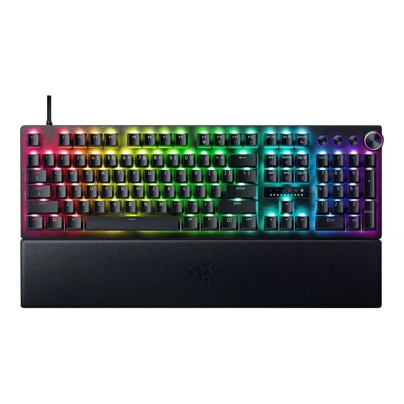 Razer Huntsman V3 Pro žaidimų klaviatūra, laidinė, US, juoda, analoginiai optiniai jungikliai