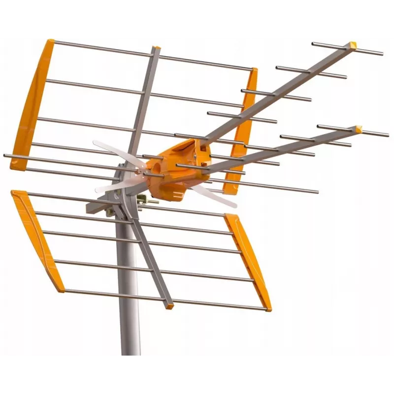 Televizinė antena TELEVES V+ MIX DVB-T2 U/V REF.149011 su stiprintuvu