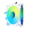 LIAN LI UNI FAN SL-INF 120 ARGB Reverse Blade 3 rinkinys Baltas
