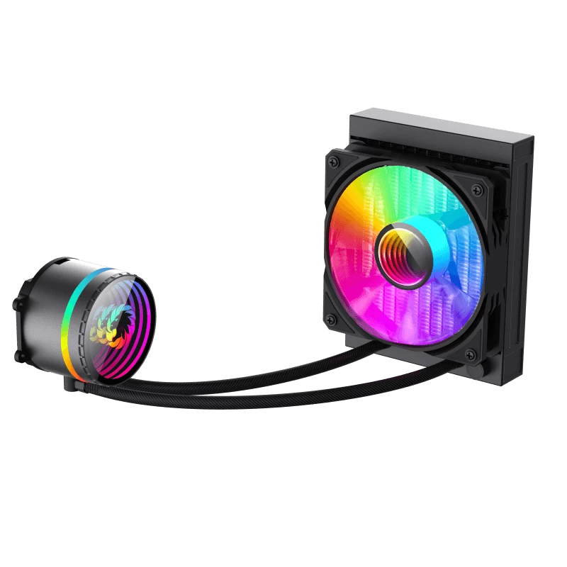 Gamemax ICEBURG 120 BK | 120 mm CPU skysčio aušintuvas | Juodas