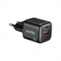 Sieninis įkroviklis Unitek P1128ABK01-EU — 2 prievadų GaN USB‑C ir USB‑A, 20 W, juodas