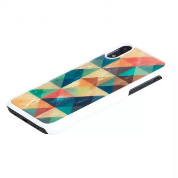 Dėklas iKins iPhone XR Mosaic Black – apsauginis dangtelis