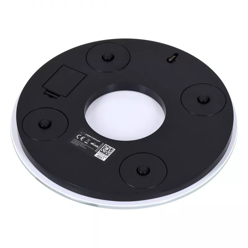 Virtuvinės svarstyklės ESPERANZA EKS003W, 5 kg, 1 g tikslumas, grūdintas stiklas, jutiklinis valdymas
