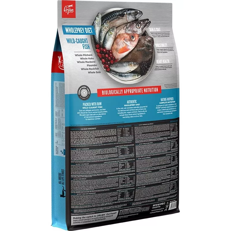 ORIJEN Six Fish Cat - sausas kačių maistas - 5,4 kg