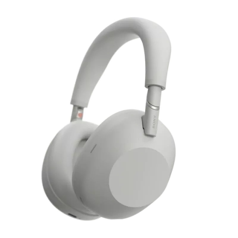 Belaidės ausinės Sony WH-1000XM6 su triukšmo slopinimu, Bluetooth, Platinum Silver