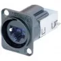 Neutrik NE8FDY-C6-B Juoda Ethernet jungtis