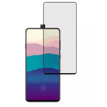 Grūdinto stiklo apsauginis stikliukas Tellur Samsung Galaxy A90 2.5D pilnas klijavimas juodas