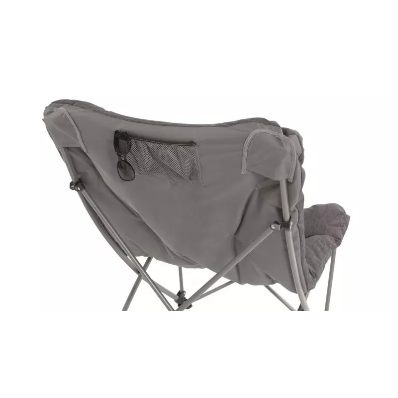 Kempingo kėdė Outwell Fremont Lake – 4 kojos, talpa 120 kg, 750×590 mm, svoris 4,8 kg