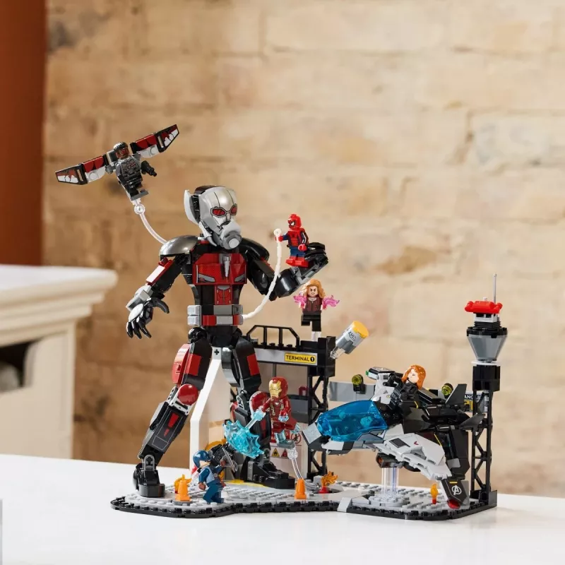 LEGO MARVEL 76314 Kapitonas Amerika: Pilietinio karo mūšis