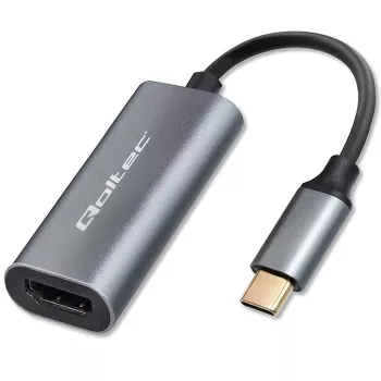 Adapteris USB-C į HDMI 4K 60Hz 32AWG QOLTEC