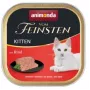 Šlapias kačių ėdalas Animonda Vom Feinsten junior su jautiena 100 g padėklas, be grūdų, be sojos ir be glitimo