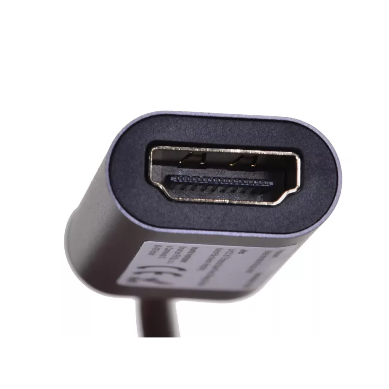 UNITEK V1420A vaizdo kabelio adapteris 0,15 m USB-C į HDMI pilka