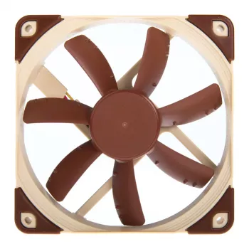 Noctua NF-S12A ULN 120 mm ventiliatorius, 12 V, 600–800 RPM, 74,3 m³/h, 0,72 W, 2 greičiai, 25 mm storio