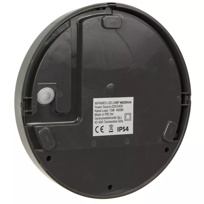 LED 15W lempa su infraraudonųjų spindulių judesio davikliu MACLEAN MCE291 GR