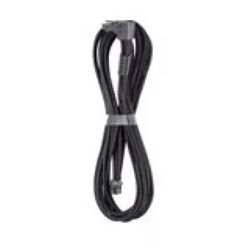 CableMod C-Series Pro ModMesh 12V-2x6 kabelis su 90° jungtimi, skirtas Corsair Type 5 RMx Shift maitinimo šaltiniams - anglies spalvos, 65 cm