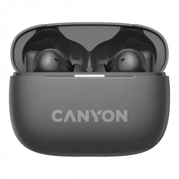 Canyon CNS-TWS10BK Ausinės ir ausų įdėklai True Wireless Stereo (TWS) Į ausį Skambučiai/Muzika/Sportas/Kasdienis naudojimas USB Type-C Bluetooth Juodos (CNS-TWS10BK)