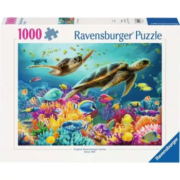 Ravensburger Blue Underwater World 1000 dalių dėlionė suaugusiems ir paaugliams