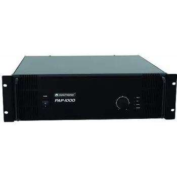 Stiprintuvas Omnitronic PAP-1000 — 1000 W PA garsiakalbių stiprintuvas