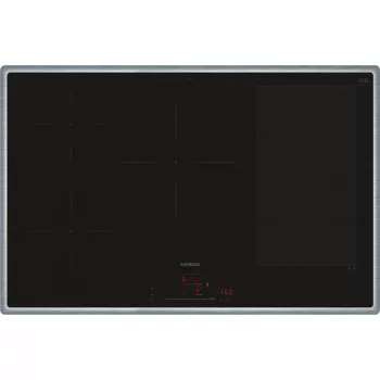 Siemens iQ700 EX845HVC1E indukcinė kaitlentė juoda 80 cm 5 zonų