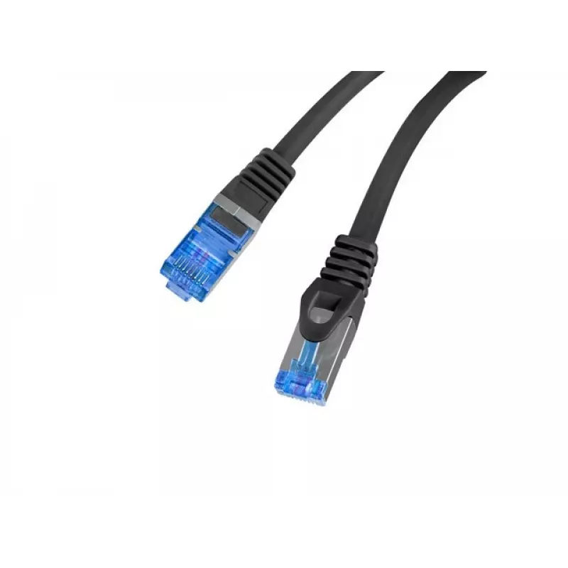 Tinklo kabelis Lanberg PCF6A-10CC-0025-BK RJ45 Cat6a 0,25 m juodas