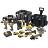 Belaidžių elektrinių įrankių rinkinys DeWalt DCK755P3T – 14 dalių komplektas su ličio jonų akumuliatoriais