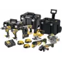 Belaidžių elektrinių įrankių rinkinys DeWalt DCK755P3T – 14 dalių komplektas su ličio jonų akumuliatoriais
