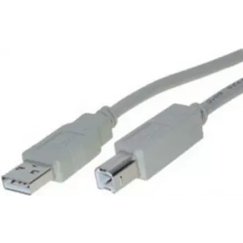 USB kabelis ShiverPeaks BS77025 5m USB 2.0 A-B pilkas