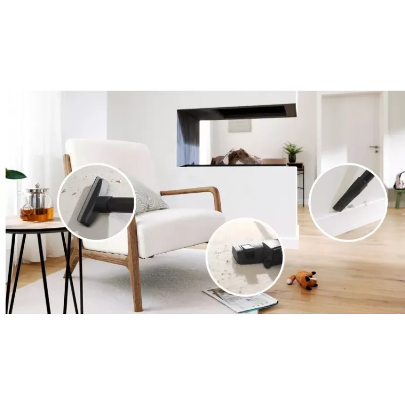 Siurblys Bosch BGB 41RD3H — 600 W, 4 L dulkių maišas, HEPA filtras, 11 m spindulys, teleskopinis vamzdis, raudonas