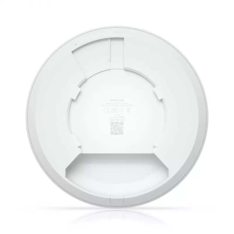 Belaidžio ryšio prieigos taškas UBIQUITI U7 Lite – dviejų juostų 2,4/5 GHz, Wi‑Fi 6 (802.11ax), 4300 Mbps, PoE, montavimas ant lubų/sienos