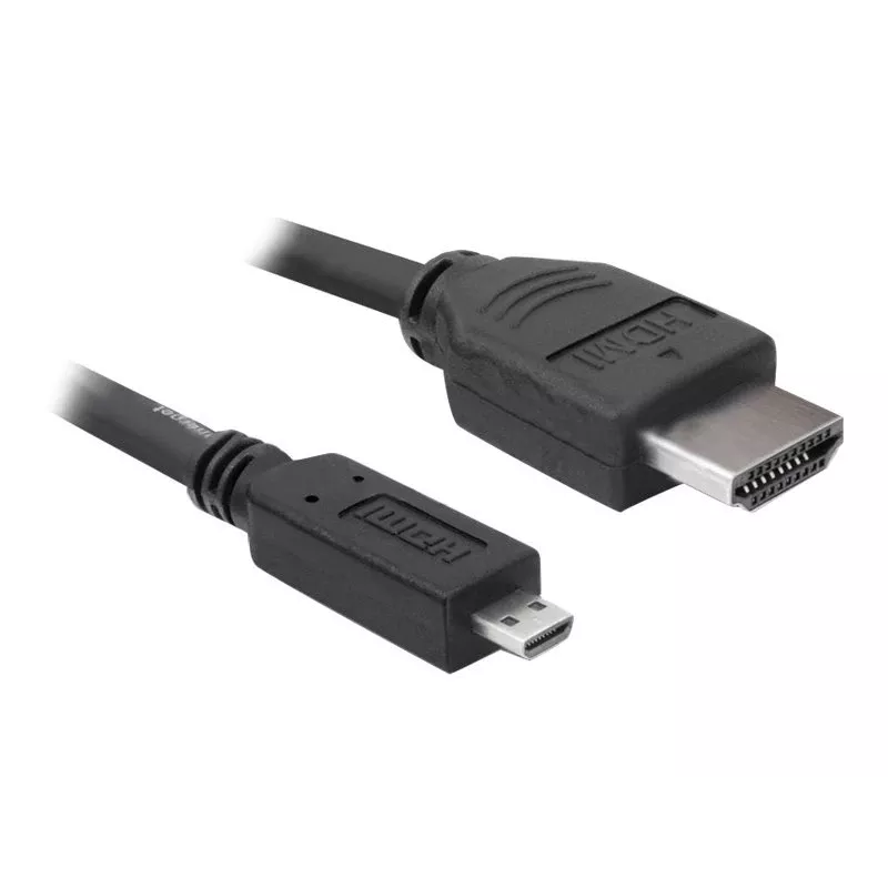 DeLOCK HDMI laidas 3 m - Micro-HDMI (M) - HDMI (M) - 32 AWG (82663)