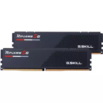 G. Skill Ripjaws S5 64GB (2x 32GB) DDR5 6000MHz dviejų kanalų rinkinys darbalaukio atmintis juoda