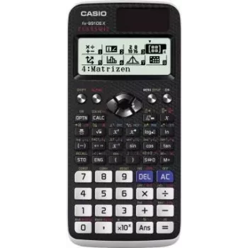 Casio FX-991DE X – mokslinis skaičiuotuvas, stalinis, baterija/saulės, juodas