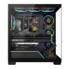 Modecom Volcano Stellar Plus ARGB Midi 8F Juodas korpusas