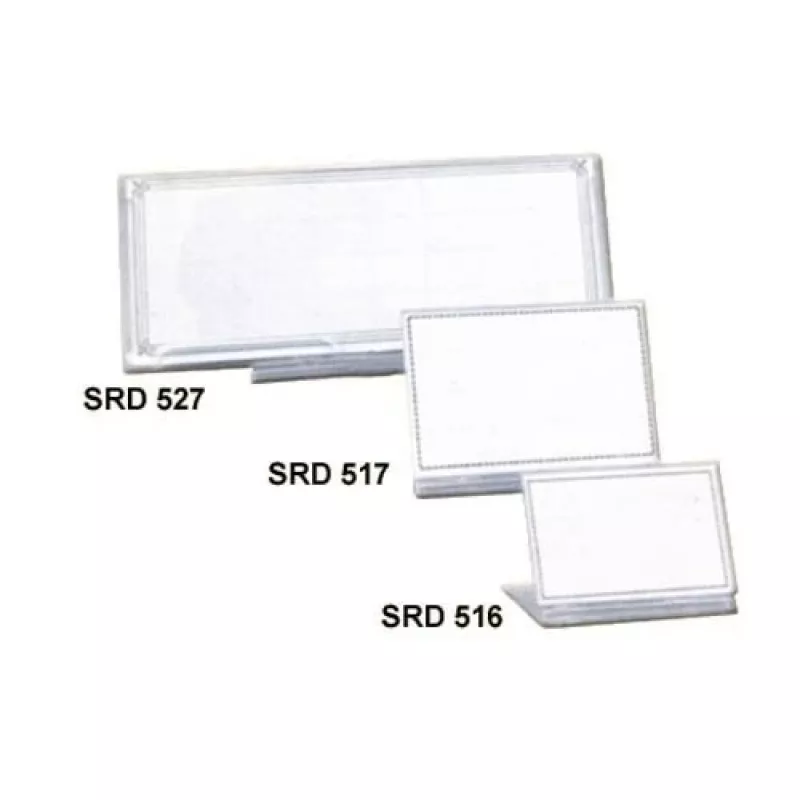 Kortelė stalui Nenurodyta SRD-527/EOL 200 x 80 mm — tuščias stalo ženklas