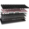 Deltaco GAM-100-DE - 65% - USB + Bluetooth - mechaniniai jungikliai - QWERTZ - RGB LED - juoda