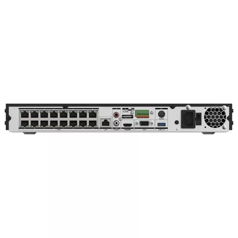 Tinklinis vaizdo registratorius Hikvision DS-7616NXI-I2/16P/VPRO 1U juodas