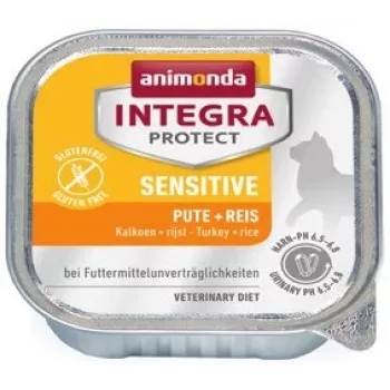 Šlapias kačių ėdalas Animonda Integra Protect Ryžiai ir Kalakutiena 100 g, suaugusioms katėms, alergijos formulė