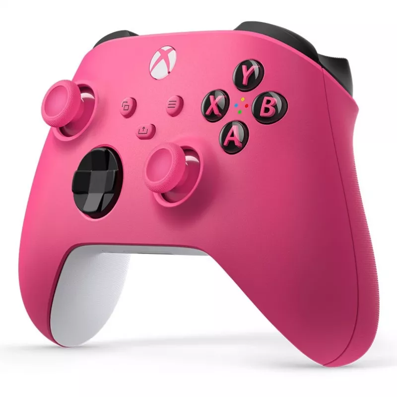 Žaidimų pultas Microsoft Xbox Wireless Controller Mineral Camo Special Edition – belaidis Bluetooth, 2x AA, 40 h, rožinė/balta