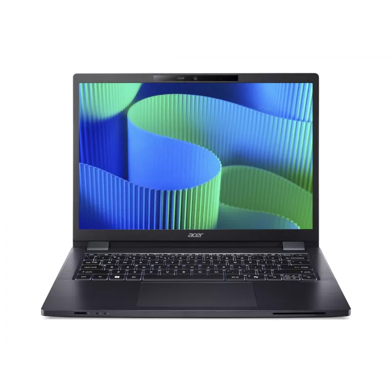 Acer TravelMate TMP414-53-G2-TCO-585Q nešiojamas kompiuteris, 14 colių, WUXGA, Intel Core 5 120U, 16 GB DDR5, 256 GB SSD, Intel Iris Xe, mėlynas