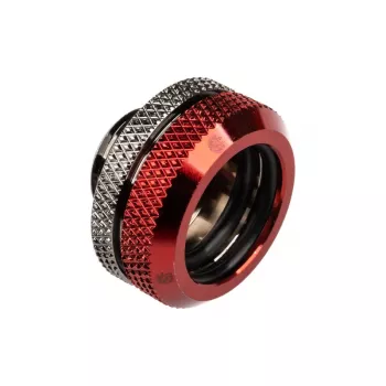 BitsPower Multi-Link Adapter tiesus G1/4 colio vyriškas prie 16 mm AD kieto vamzdelio, blizgus juodas